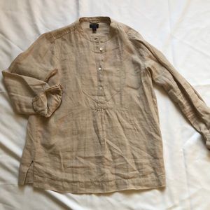 J. Crew Baird McNutt Irish Linen tunic